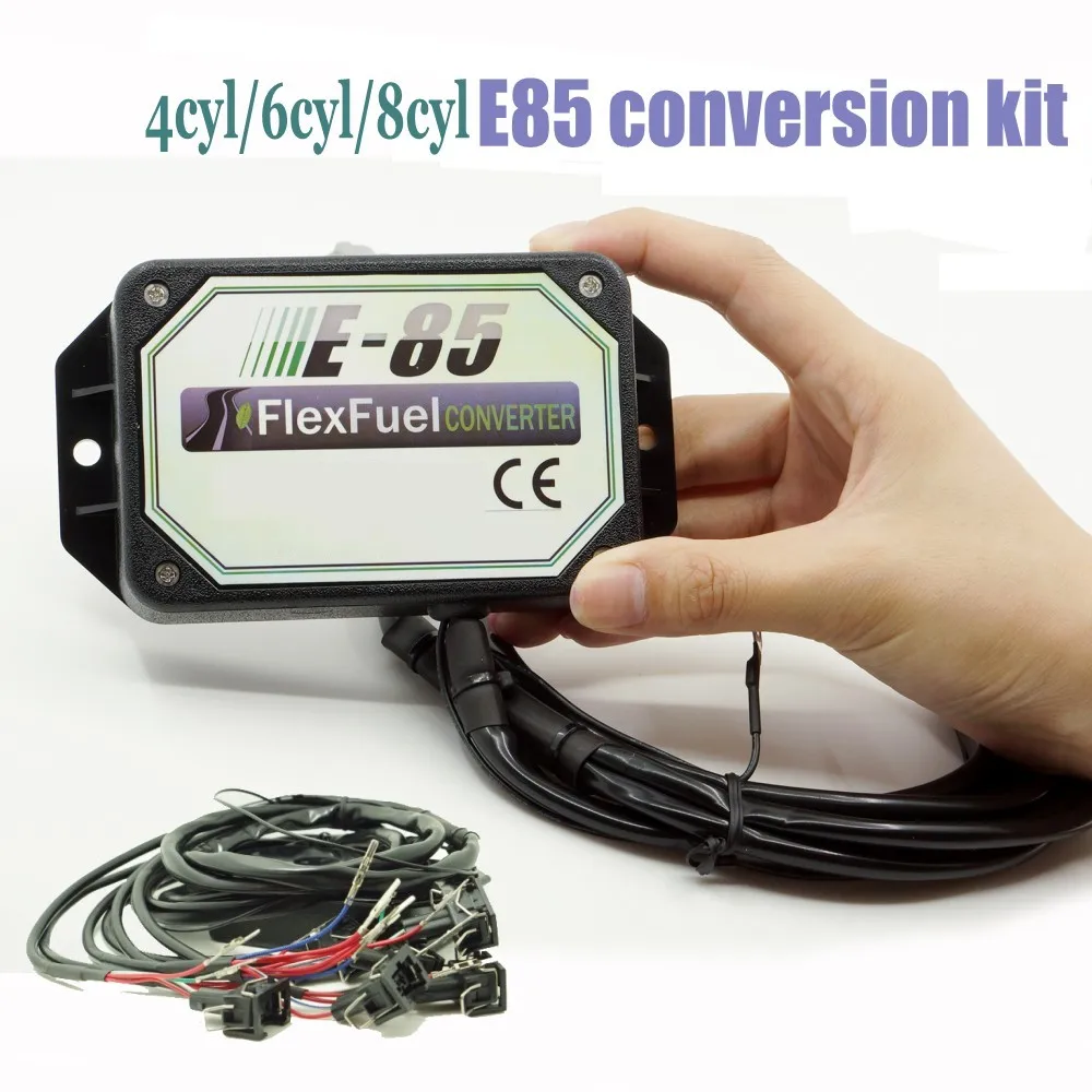 4cyl 6cyl 8cyl E85 conversion kit Flex топливный этанол альтернативное топливо с холодной Пуск Asst. разъемы доступны для EV1, EV6