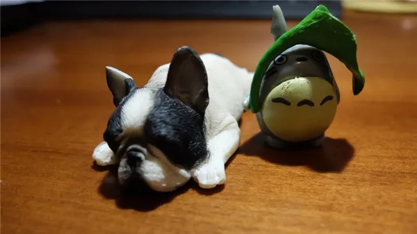 French Bull Dog Sleeping Lazy Pets Fridge Magnets PVC Figures Toys Car Home Office Decoration Gifts - Buyer's Show 8