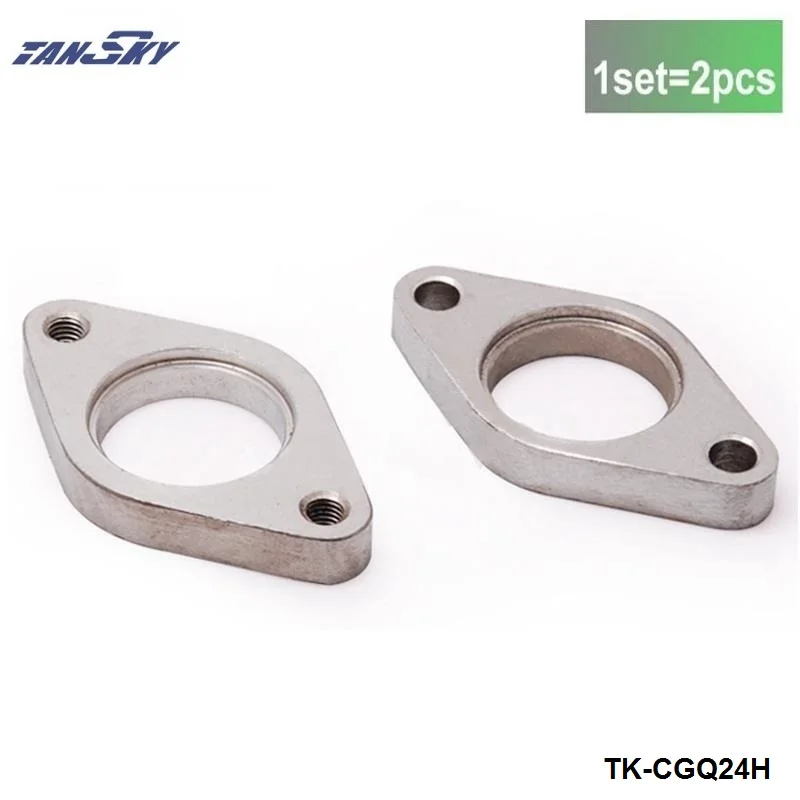 TANSKY -38mm Weld Wastegate Tapped Flange Stainless Steel Fit For Tail TK-CGQ24H