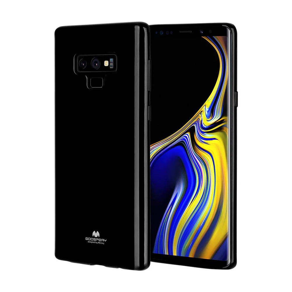 Оригинальный чехол бампер Mercury Goospery Pearl Jelly из мягкого ТПУ геля для Samsung Galaxy Note