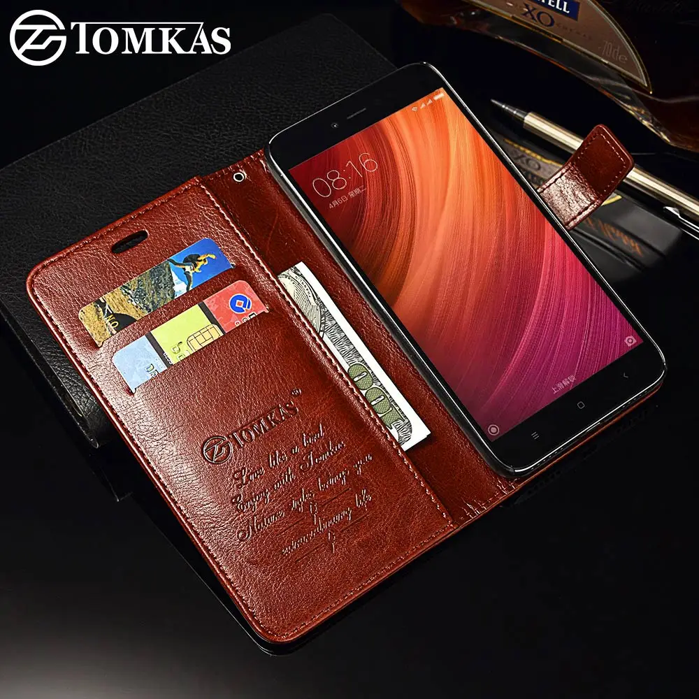 TOMKAS кошелек чехол для Xiaomi Redmi Примечание 5A 2G 16GB Чехол кожаный флип s Prime 3GB 32GB