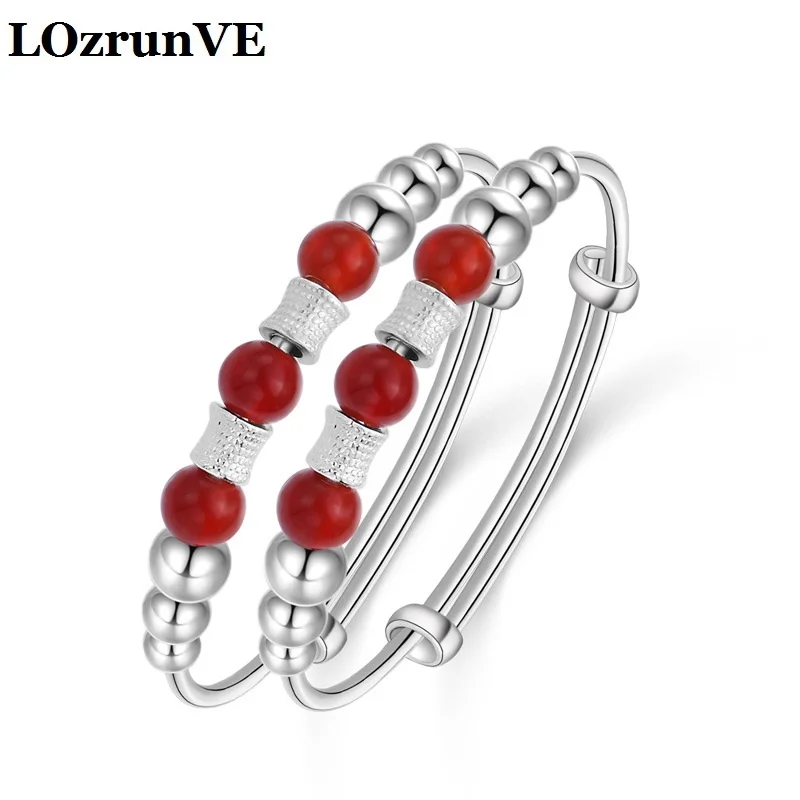 

Bracelets & Bangles Limited Lozrunve 2018 Male And Female Baby Bangles Birthday Gift Bead Transporter Bangles