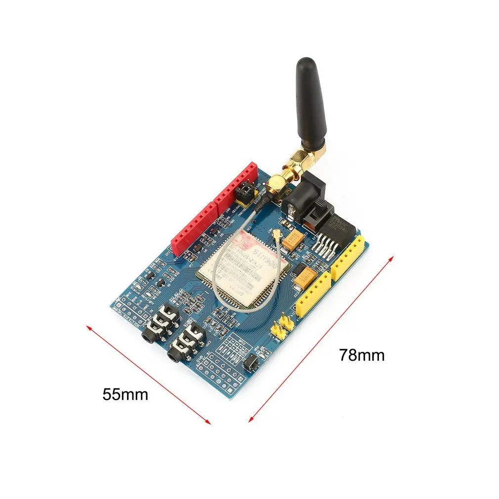 Прочный SIM900 850/900/1800/1900 МГц GPRS/плата разработчика gsm модуль с антенной и индикаторы статуса для SIMCOM AT