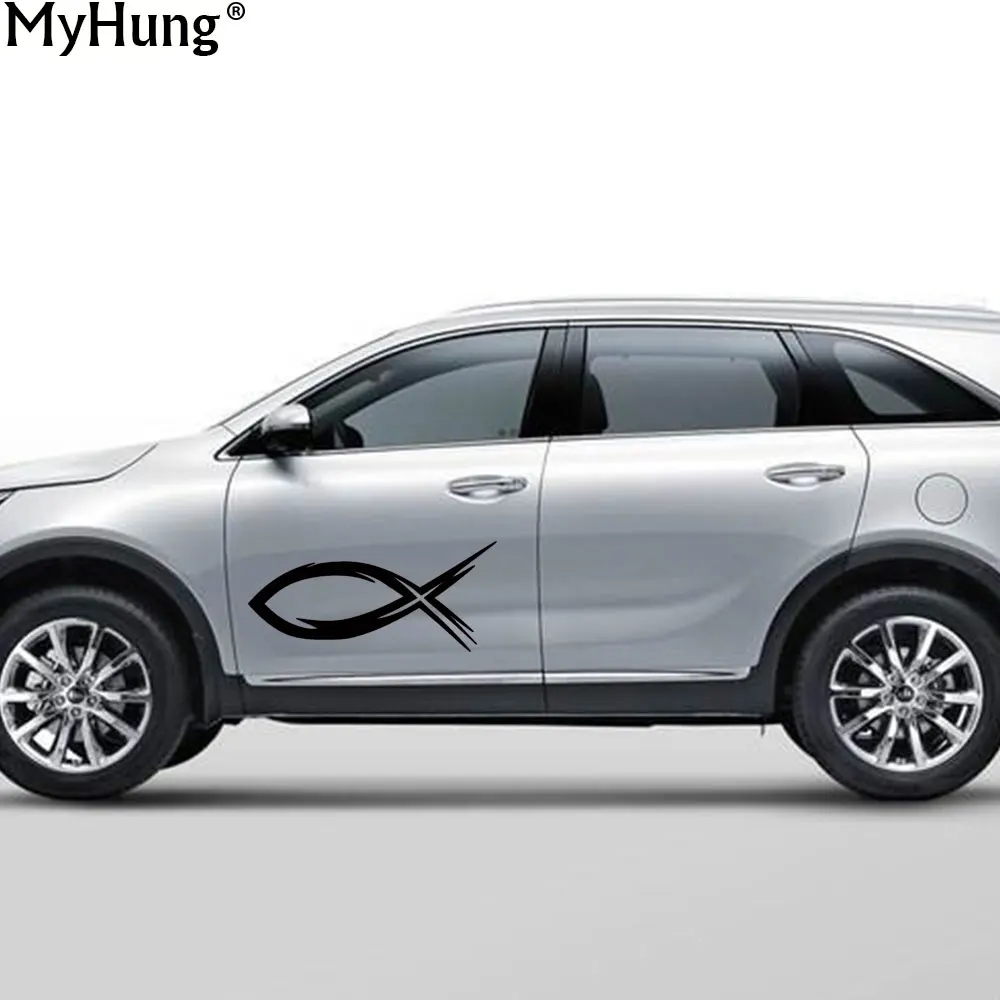 Наклейки с рыбой 12 см * 7 6 см|bumper sticker|vinyl stickersdecals car |