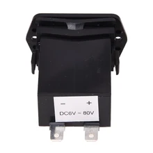 DC 6V-50V Hour Meter Hourmeter Gauge for Boat Car Truck Engine Rhombus Black