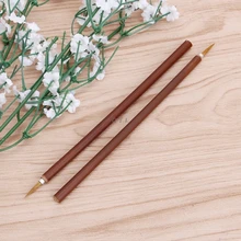 1/6/10 шт. акварель кисти Волк волос акварельных цветов Краски из бамбука художника Краски щетки с круглой головкой ручка изображают перо