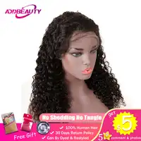 Full Lace Human Hair Wigs For Black Women Water Wave Remy Brazilian Baby Natural Hairline Color 130% Free Part Pre Plucked