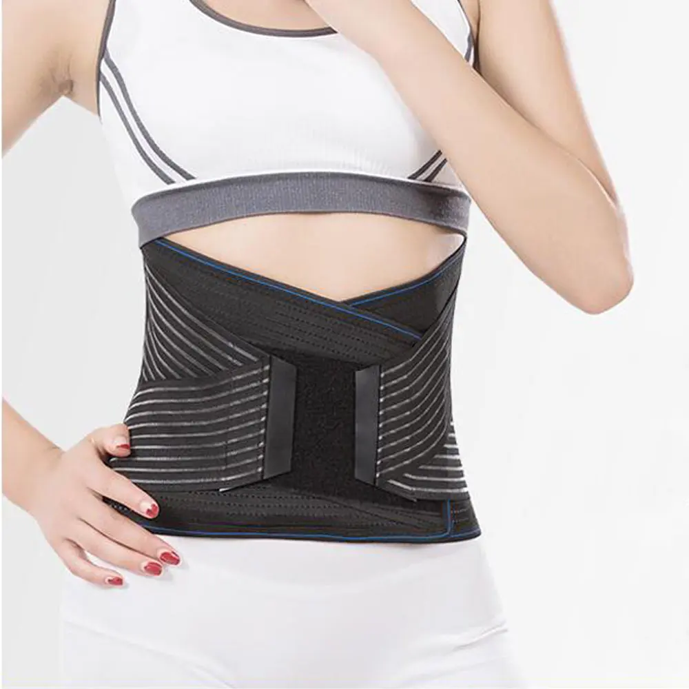 

Men Women Waist Belt Back Lumbar Brace Support belts Elastic Corset Orthopedic Posture for the Back Correction Abdominal Support
