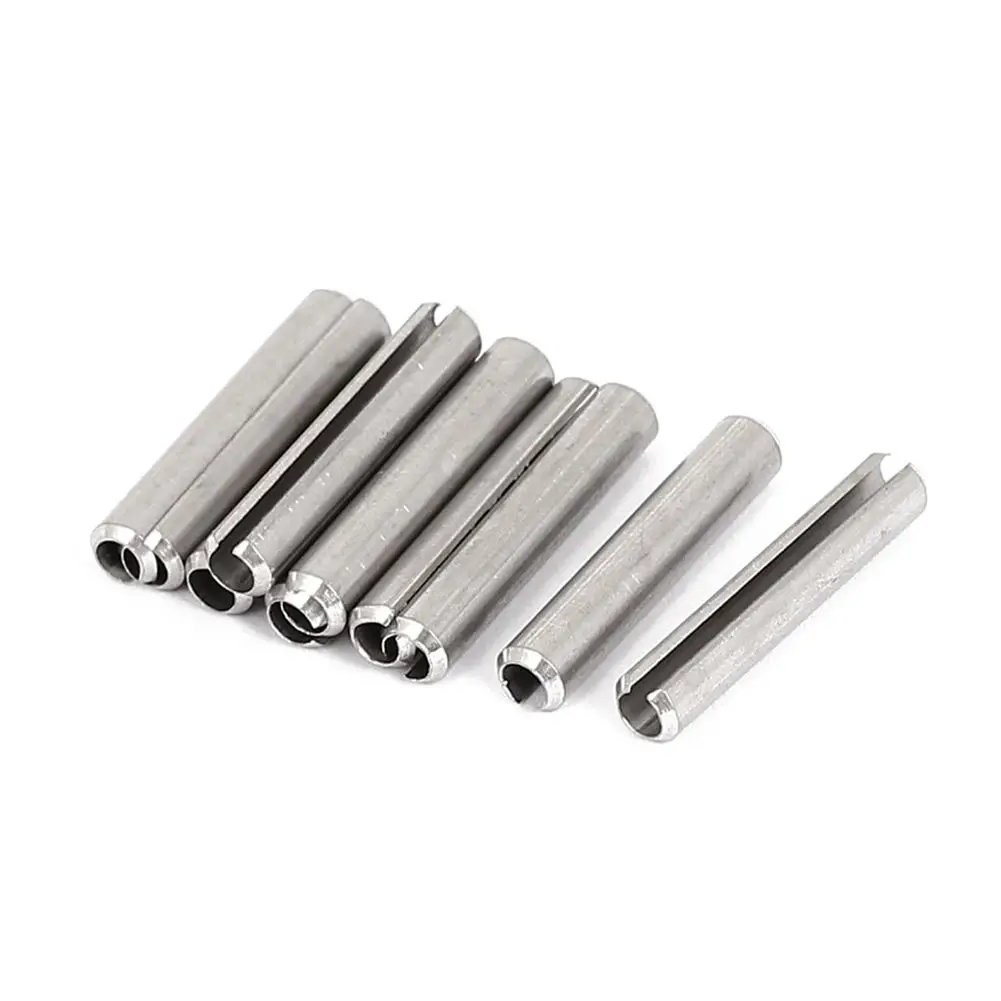 10Pcs M5x30mm 304 Stainless Steel Split Spring Roll Dowel Pinsin Dowel from Home Improvement on