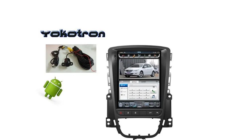 

"YOKOTRON" 9.7" Telsa Style Touch Android 6.0 Car Radio Player for Opel Astra J2009- 2015+GPS+Free Rear camera