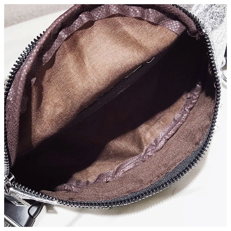 QIUYIN нагрудные сумки через плечо с заклепками, женская сумка через плечо, брендовая дизайнерская женская сумка из искусственной кожи