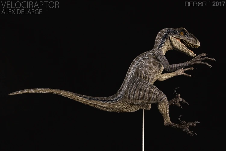 Ребор смолы модель динозавра Палеонтология коллекция Велоцираптор Джек Alex Delarge Весна каблуках Джек Гараж Комплект для поклонников подарок