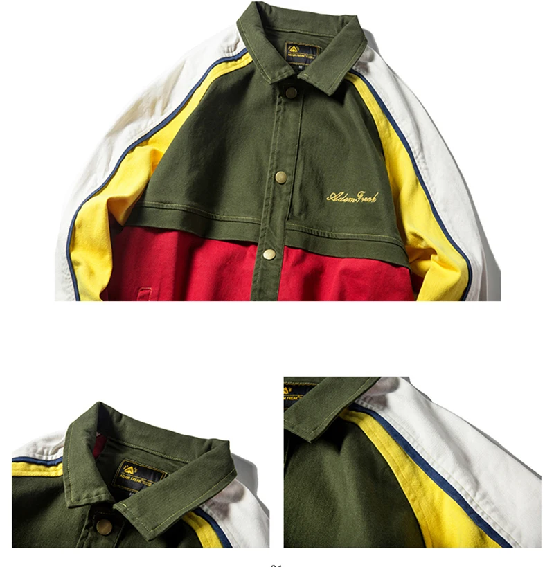 Японская мужская куртка-бомбер, уличная винтажная куртка с анораком, ямайский регги, корейский стиль, хип-хоп стиль, уличная мода, Ретро стиль, Hombre 5Jk38