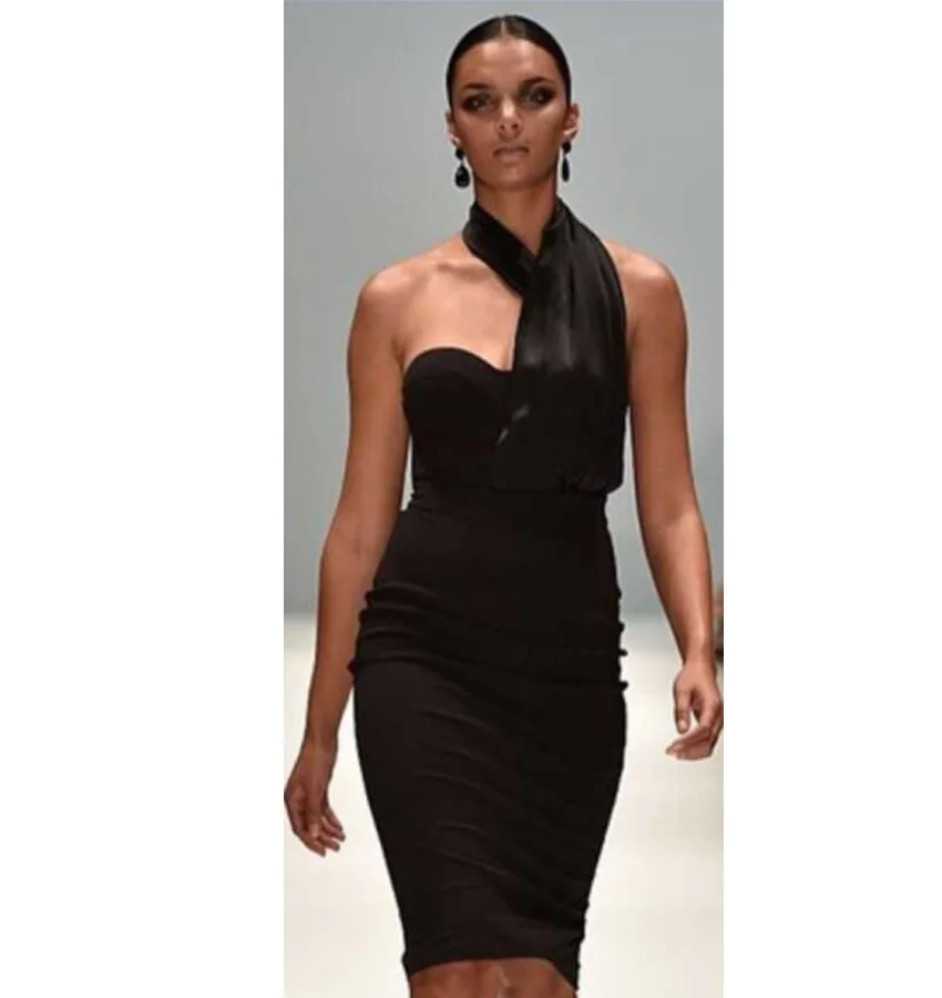 high quality cheap price halter neck dress for women-in