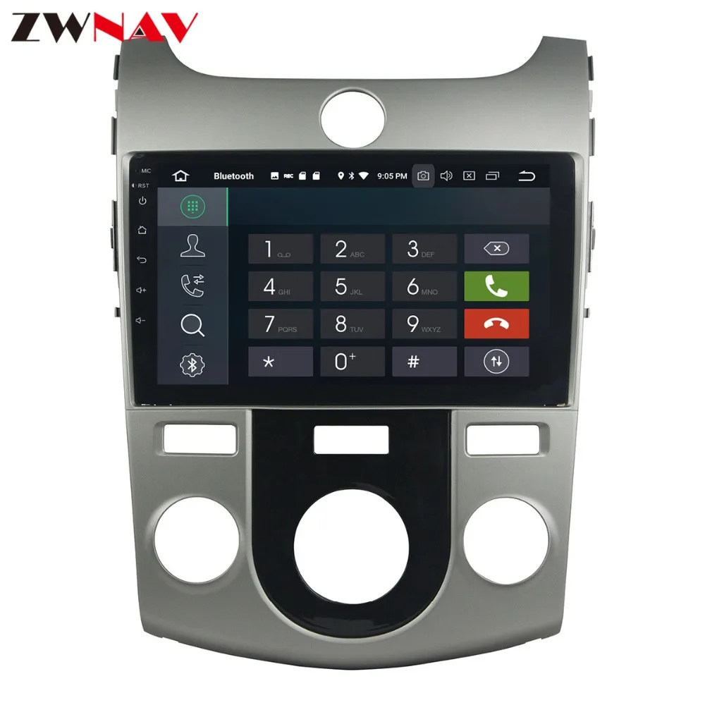 Top 8 inch Car  no DVD player Android 8.0 Car GPS navigation for KIA CERATO/FORTE 2008-2012 multimedia radio video CD player 4