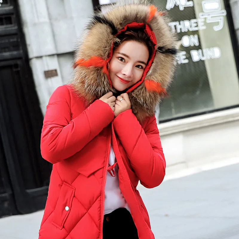 OMCHION Chaqueta Mujer 2018 большая зимняя куртка из искусственного меха женское утепленное
