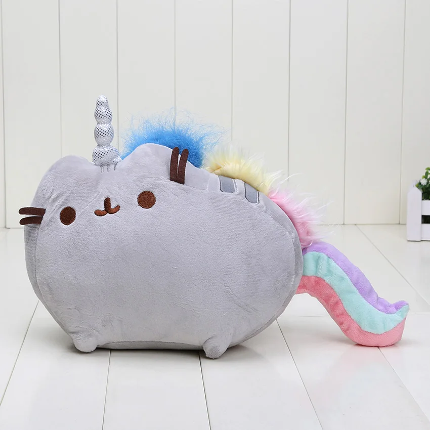 20 25cm Kawaii Cute Pusheen Cat cosplay Rainbow unicorn Cake Style Plush Toys soft stuffed doll