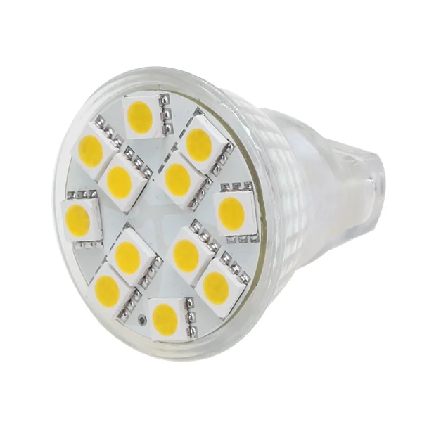 Светодиодная точечная лампа MR11 12 шт. SMD5050 переменный/постоянный ток 12/24 в