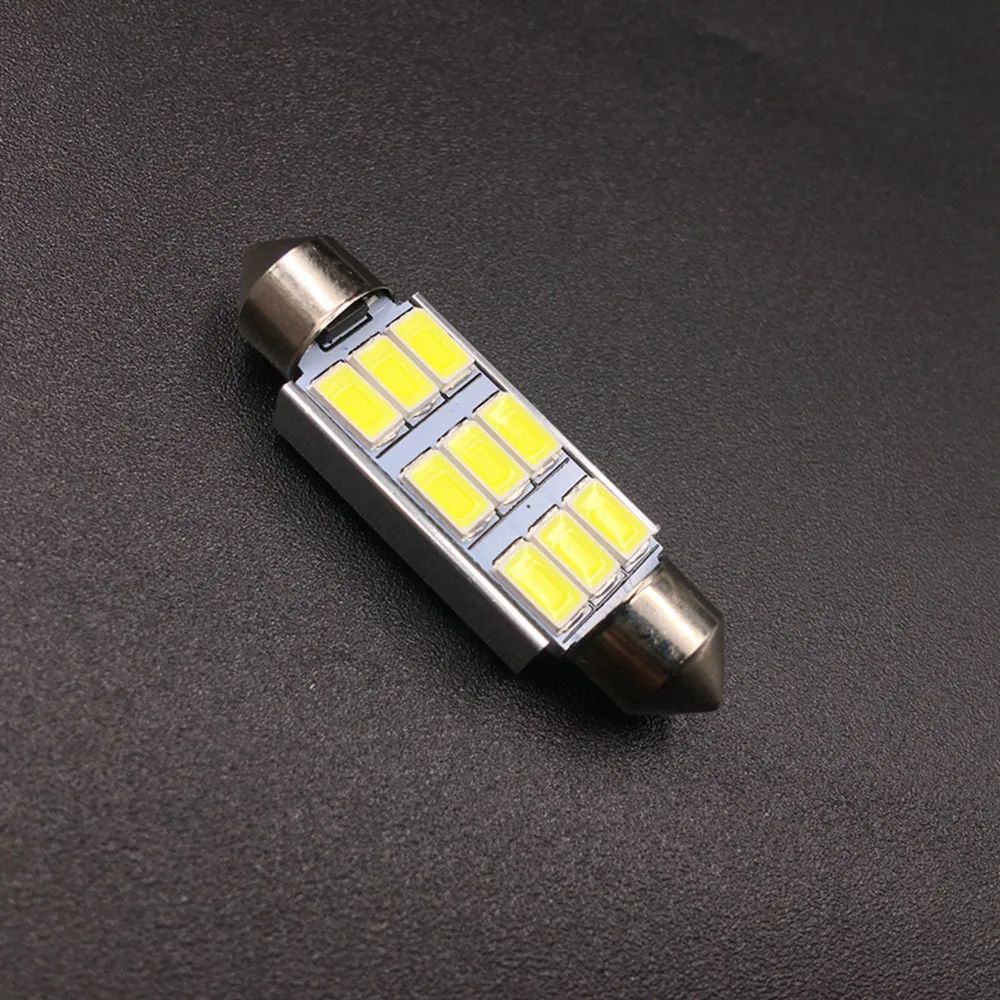 

41mm C5W C10W Super Bright 5630 5730 9SMD Car LED Festoon Light Canbus Error Free Interior Dome Lamp Bulb White Ice Blue