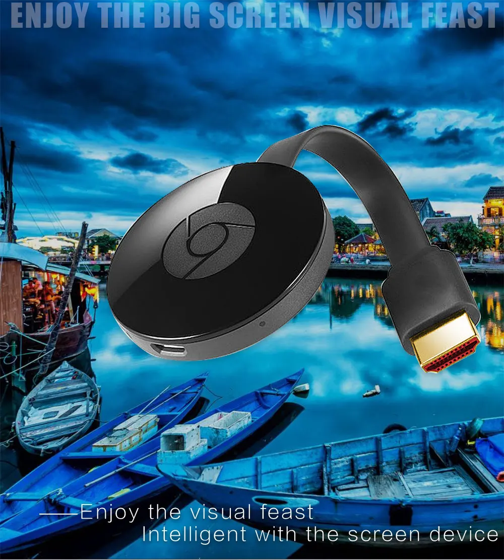 

G3 Wireless WiFi Adapter Display Dongle Receiver 1080P HD Anycast Airplay Media Adapter for Google Chromecast APP Vs G2 G4 G5