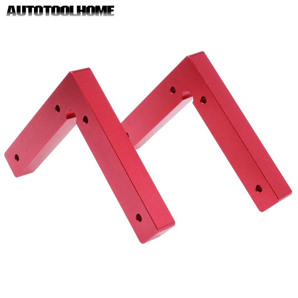 

Right Angle Positioning Squares Aluminum Alloy Woodworking Corner Clamp Jig Accessories 90 Degree 120x120x16mm DIY Tools