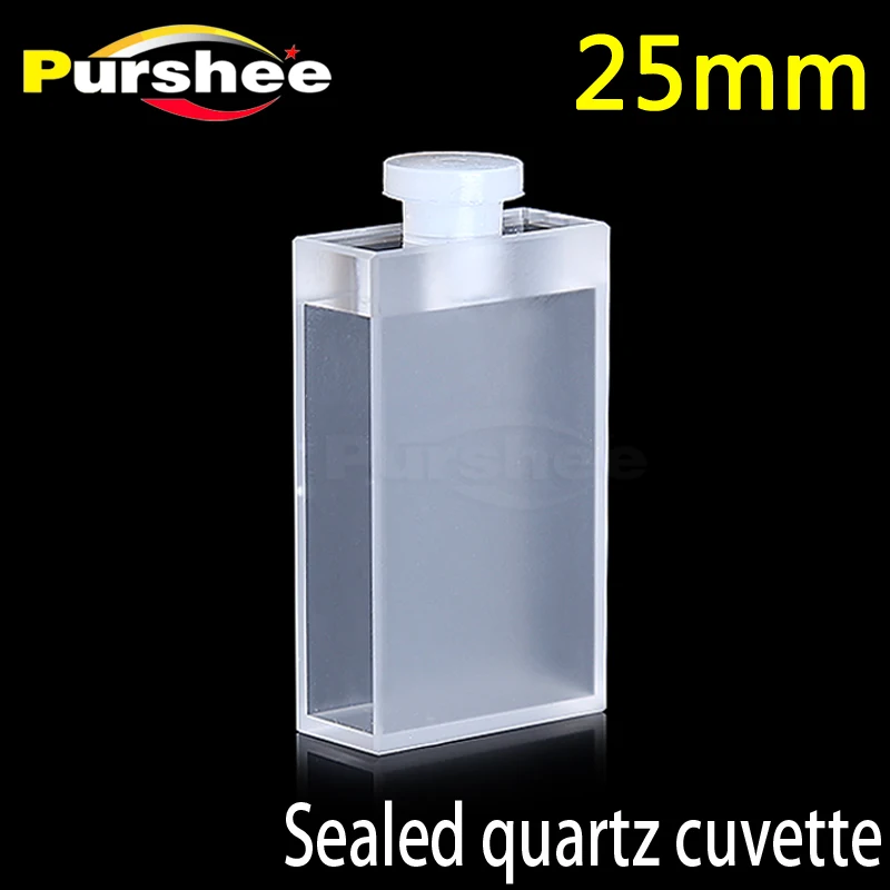 

Quartz cuvette cell with teflon stopper and leve bottom(25mm)