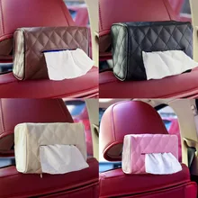 Креативный роскошный автомобильный солнцезащитный козырек подвесной бумажный полотенце для заднего сиденья автомобиля подлокотники Центральная бумажная коробка под салфетку