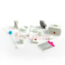 Мини-медицинское оборудование игрушки 14 шт. для модных кукол аксессуары Белые Новые детские подарки