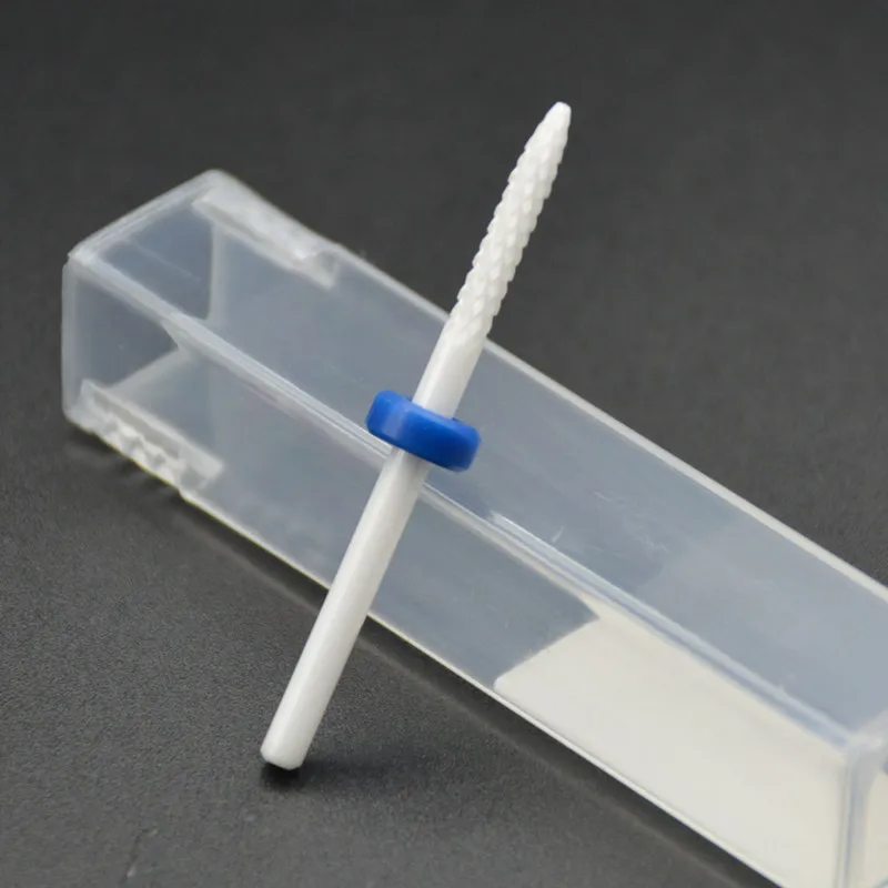 

1PCS 3/32" Medium Professional Ceramic Nail Drill Bit for Nail Art Polish Manicure Machine Nail Tools Grinding Tool