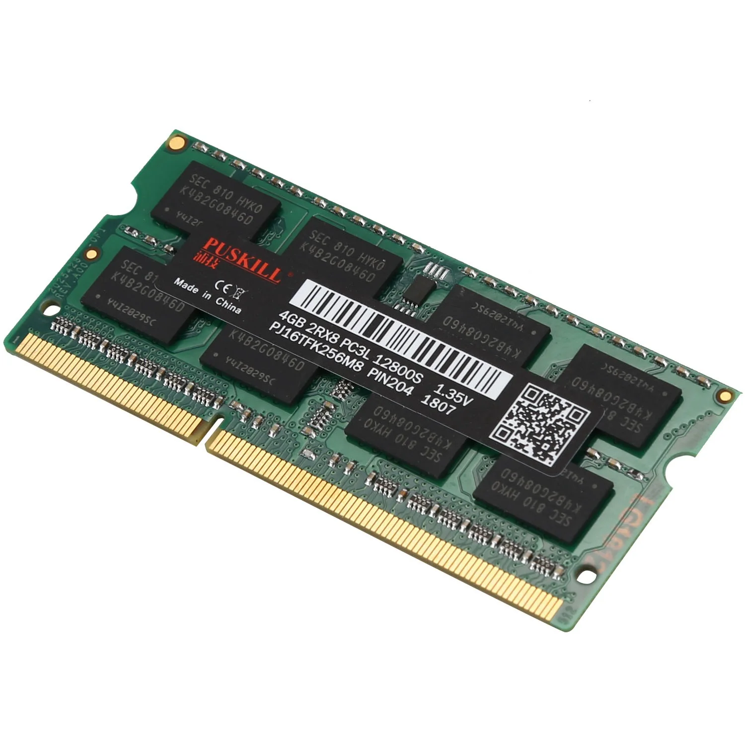 Puskill Ddr3 1600Mhz 1,35 V 204Pin низкое напряжение оперативной памяти для ноутбука