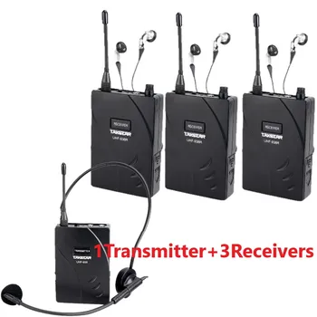 

Takstar UHF938 / UHF 938 Wireless Tour Guide System UHF frequency 1 Transmitter + 3 Receivers for Tour guiding sightseeing