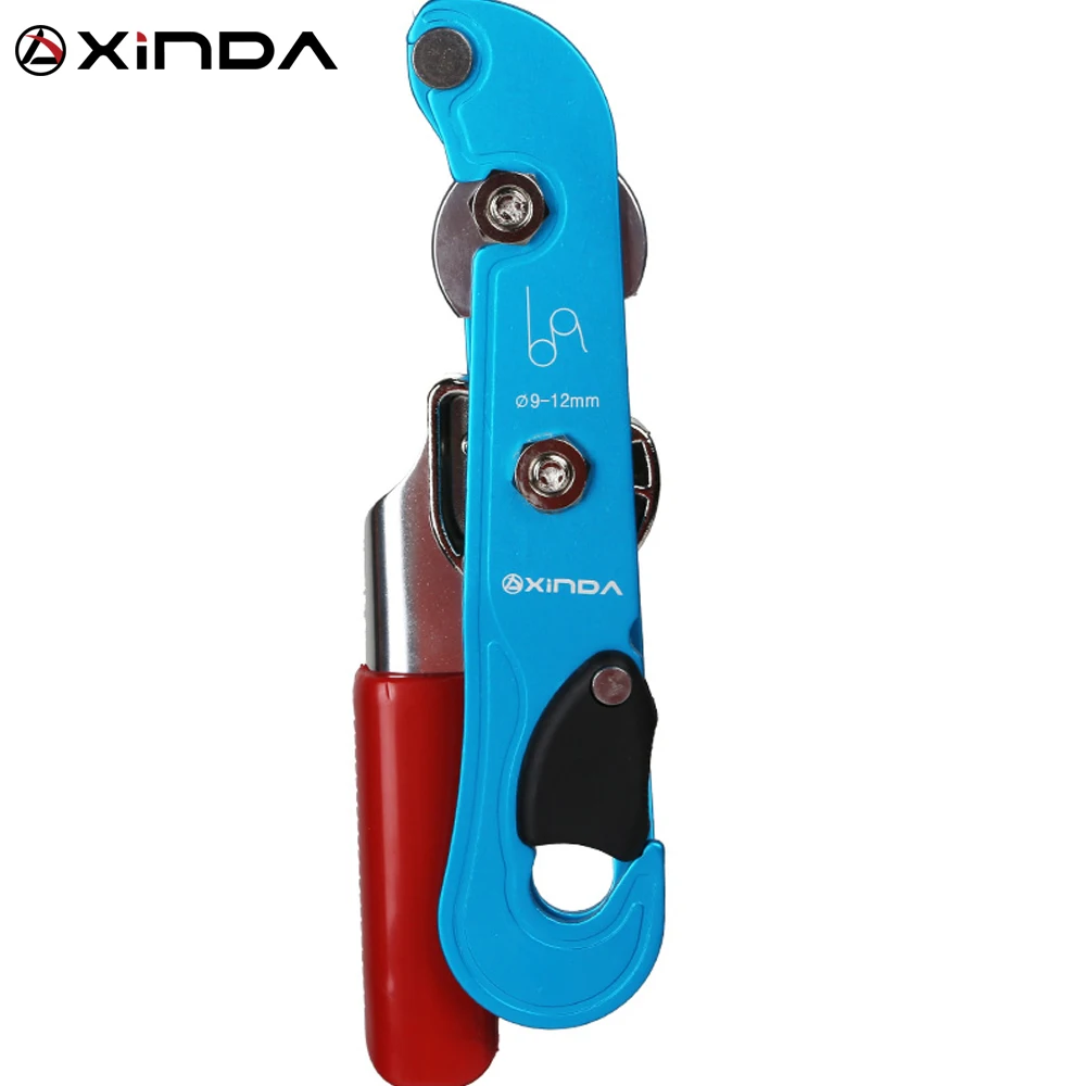 

XINDA Professional Rock Climbing Descent device STOP Handle-Control Abseiling Device Downhill Descender Rappelling Brake