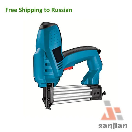 Free Shipping To Russian Super Nail Gun Adjustable Impact Efficiency Electric Fastest Woodworking Stapler Dual Purpose | Инструменты