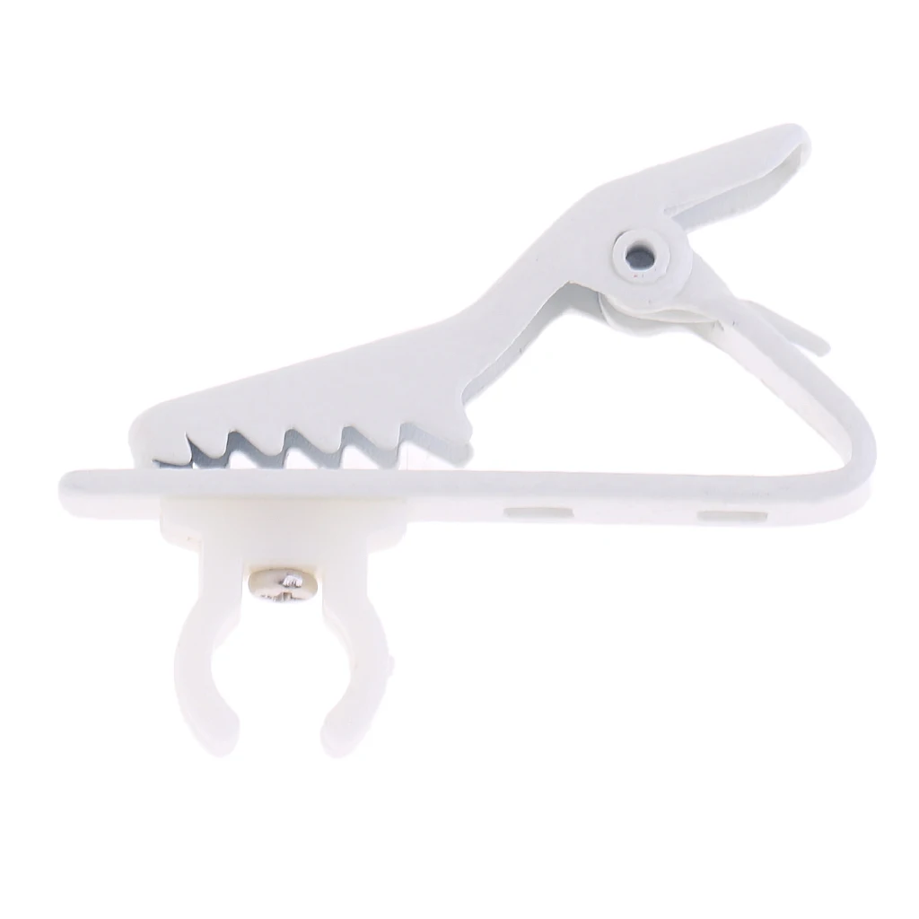 

1Pc Clip On Tie Mount Mic Lapel Lavalier Metal for Audio Microphone Accs 6mm Electric Instrument Parts & Accessories
