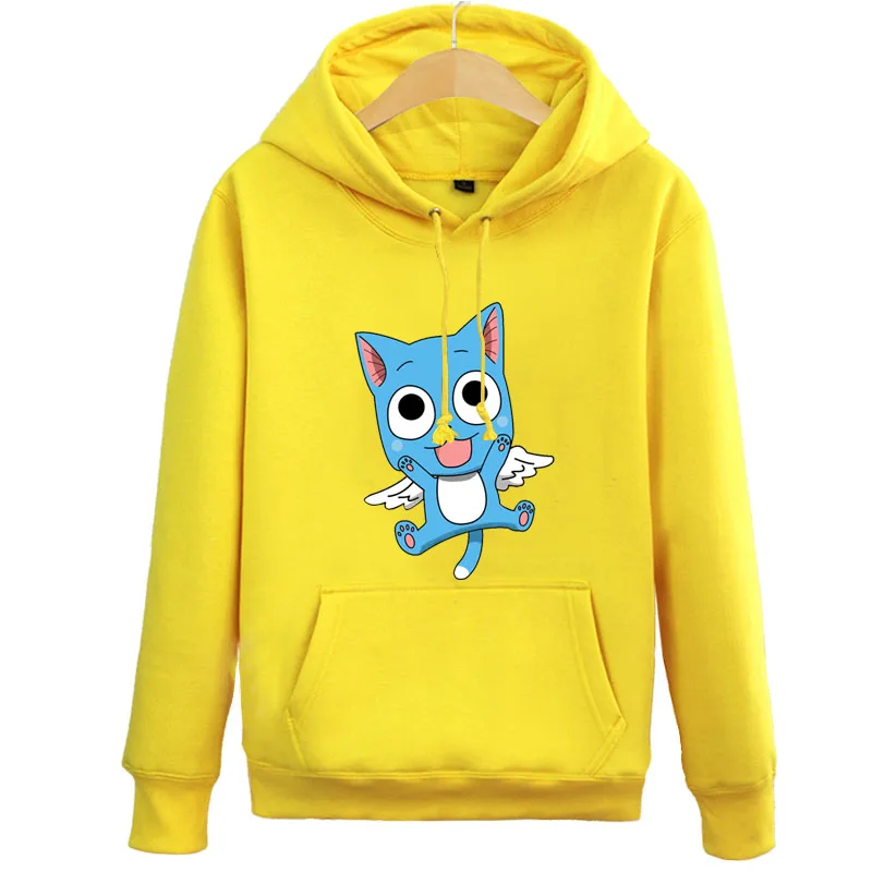 

Fairy Tail Hoodies Men Women Tops Red/Grey/Yellow Cute Etherious Natsu Dragneel Anime Pullovers Free Shipping