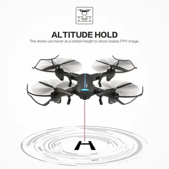 

Foldable WIFI FPV Quadcopter with HD Drone 30W Camera Altitude Hold Gravity Operation Headless Mode RTF