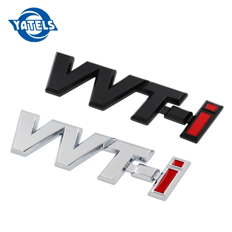 ABS VVTI VVT-I Emblem Badge Car Body Sticker For Car Styling Toyota Corolla 2008 Car Boot Fender Emblem Sticker Car Accessories