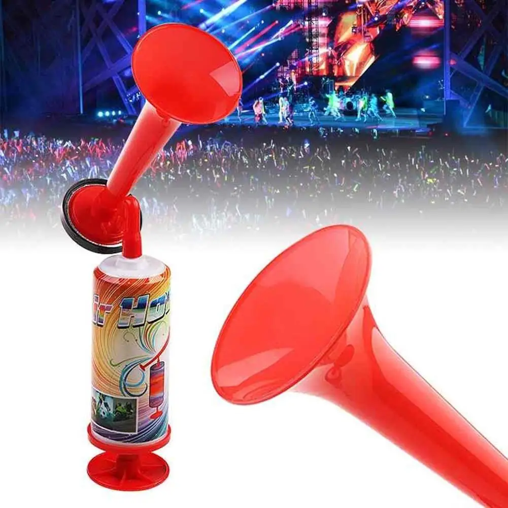 Handheld Push Air Pump Loud Horn Cheerleading Party Football Sports