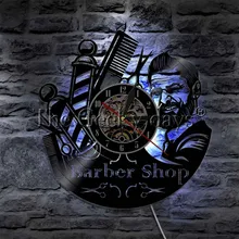 1Piece Barber Shop Sign Wall Watch LED Hanging Lamp Vinyl Record Wall Clock Hairdresser Salon Hair Tools Decorative Lighting 1Piece Barber Shop Sign Wall Watch LED Hanging Lamp Vinyl Record Wall Clock Hairdresser Salon Hair Tools Decorative Lighting