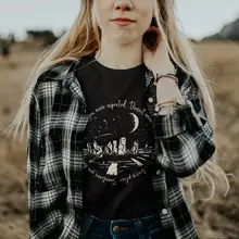 Às vezes você se encontra em um caminho que você nunca esperou t camisa gráfico unisex tumblr camisetas t topo tshirt transporte da gota
