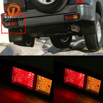 

POSSBAY Car Side Rear Bumper Fog Light Automobiles Rear Fog Lamp for Toyota Land Cruiser Prado(90) 1997 1998 1999 2000 2001 2002