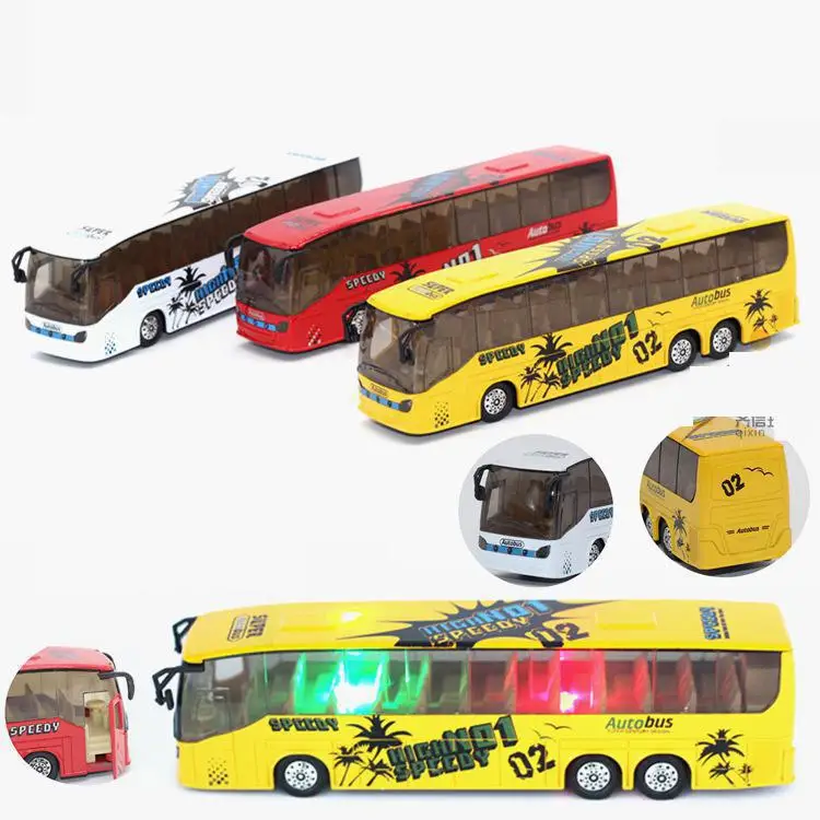 1:50 Diecast Автомобили Автобус металлическая модель автомобиля Динки Игрушечные