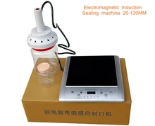 Free Shipping by DHL/Fedex!220V Big diameter Handheld induction plastic sealer bottle capper sealing machine 20-130mm