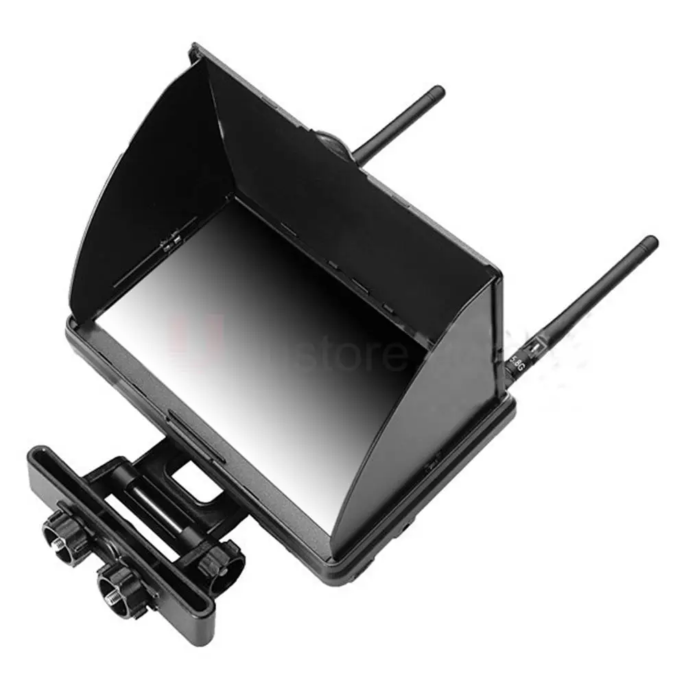 

Boscam Galaxy D2 7 inch 800*480 TFT LCD screen dual receiver 5.8GHz monitor Built-in battery for RC FPV helicopter