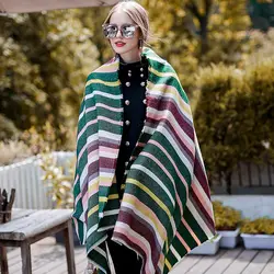 Элитный бренд Boho Этническая большой платок яркий Цвет женские теплые кисточкой Имитация кашемира платки зима Шарфы для женщин модные