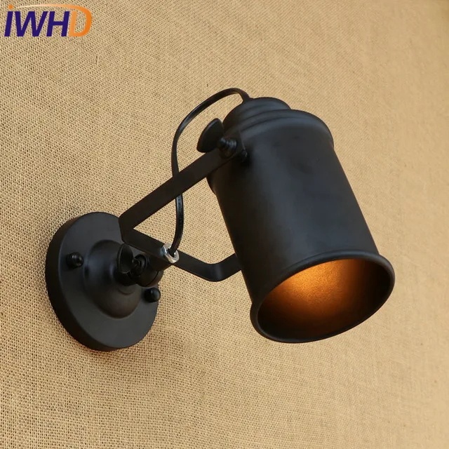 Iwhd Loft Style Rotating Iron Led Wall Sconces Bedside Lamp Iwhd Loft Style Rotating Iron Led Wall Sconces Bedside Lamp Industrial Vintage Light Fixtures Indoor