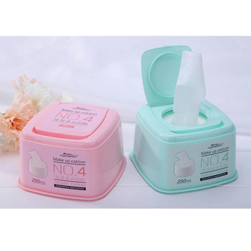 

250PCS Cotton Pads Cotton Makeup Remover Wipes Facial Cosmetic Deep Clean tool Skin Care Face Wash Pumping Paper Makeup Tools