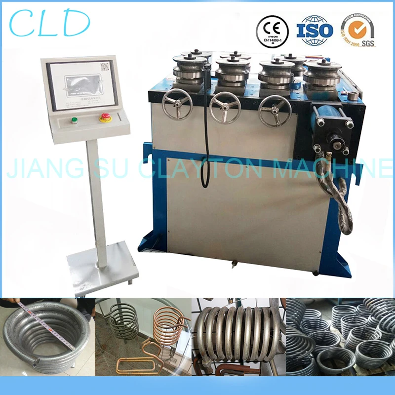 

GY60 hydraulic 7 roller pipe tube rolling machine with high quality and lower price coil bending machine