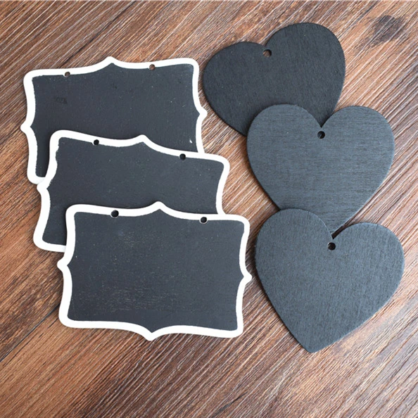 

Free Shipping signs 5pcs/lot Natural Wood Mini Chalk Board Blackboard With Rope For Wedding Party Event Holiday Decoration