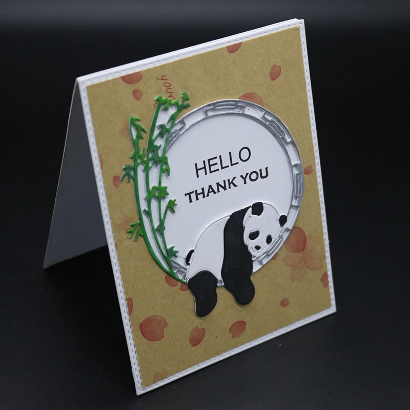

Chinese Style Panda Metal Cutting Dies for DIY Scrapbooking Photo Album Decoretive DIY Paper Card Embossing Stencial